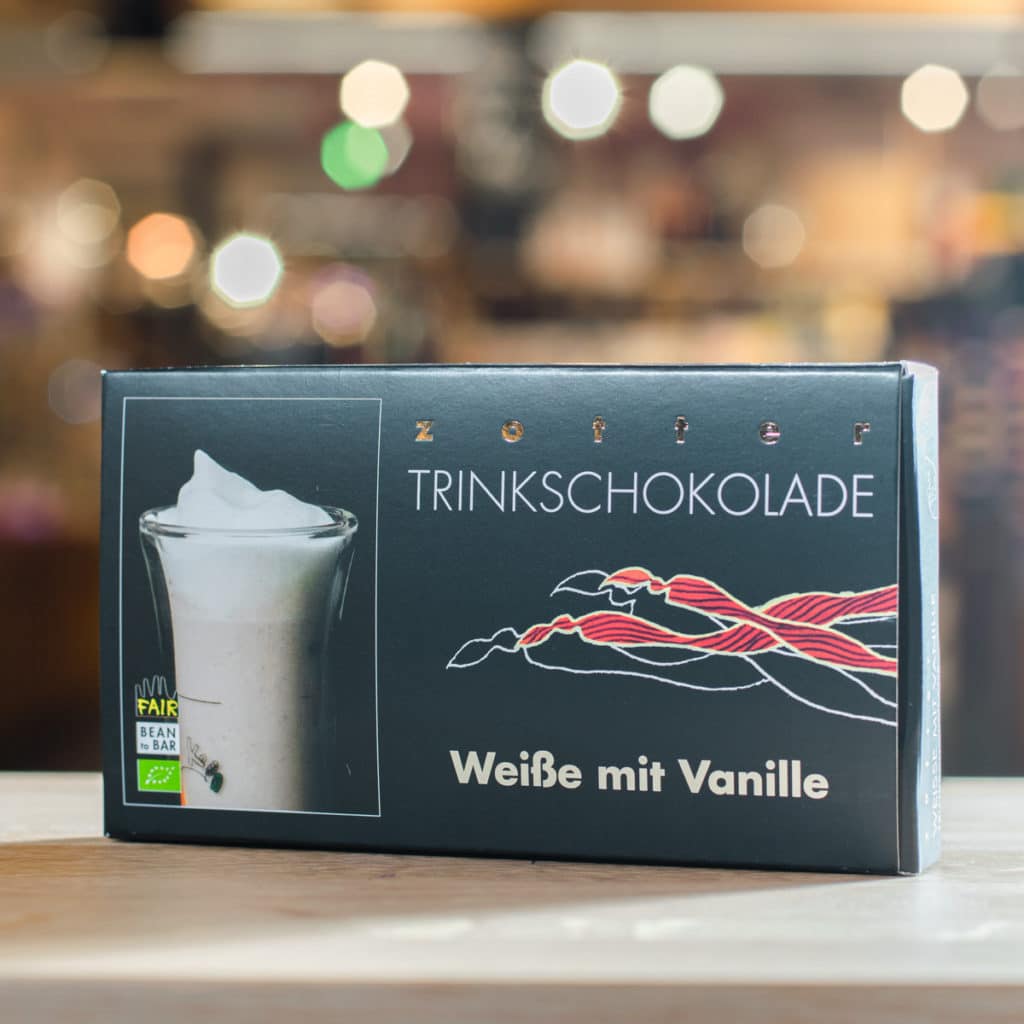 Zotter Trinkschokolade Weiße mit Vanille 5 x 110g - Bauernstadl ...