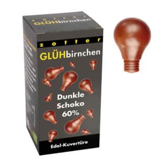 Glühbirnchen – Dunkle Schoko 60%